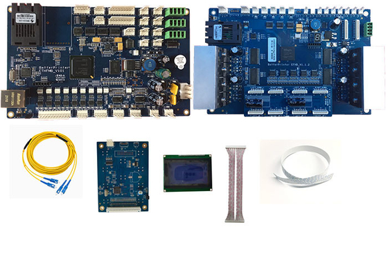 Gigabit Network I3200 Double Head Inkjet Control Board For White Ink Pyrography Printer