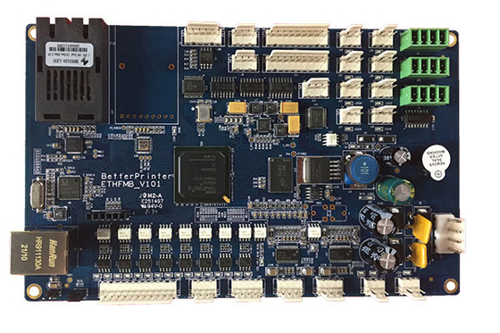 Gigabit Network I3200 Double Head Inkjet Control Board For White Ink Pyrography Printer