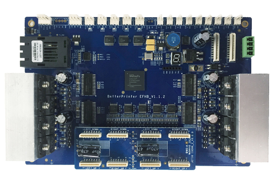 Gigabit Network I3200 Double Head Inkjet Control Board For White Ink Pyrography Printer